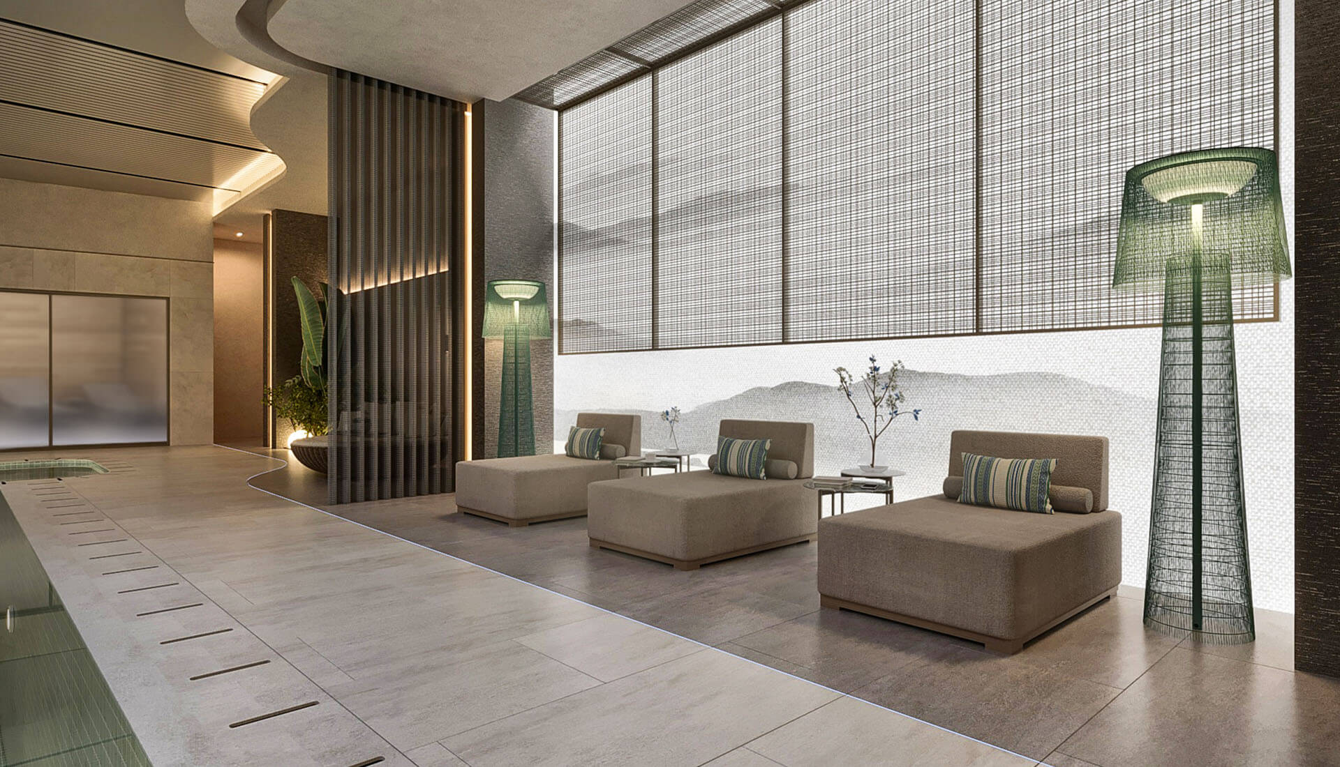 Massage and relaxation zone